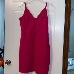 EXPRESS Hot pink dress